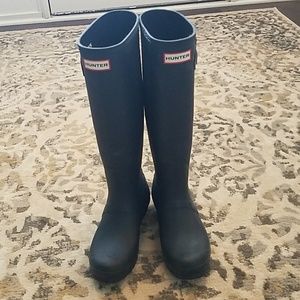 Hunter tall rain boots